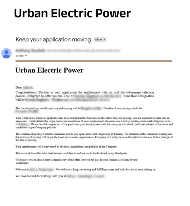 Offer Letter - Sai Krishna