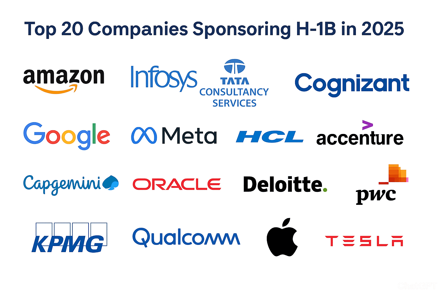 Top 20 Companies Sponsoring H-1B in 2025 (And How to Apply as an International Student)