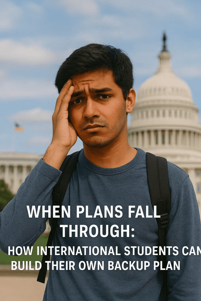 When Plans Fall Through: How International Students Can Build Their Own Backup Plan